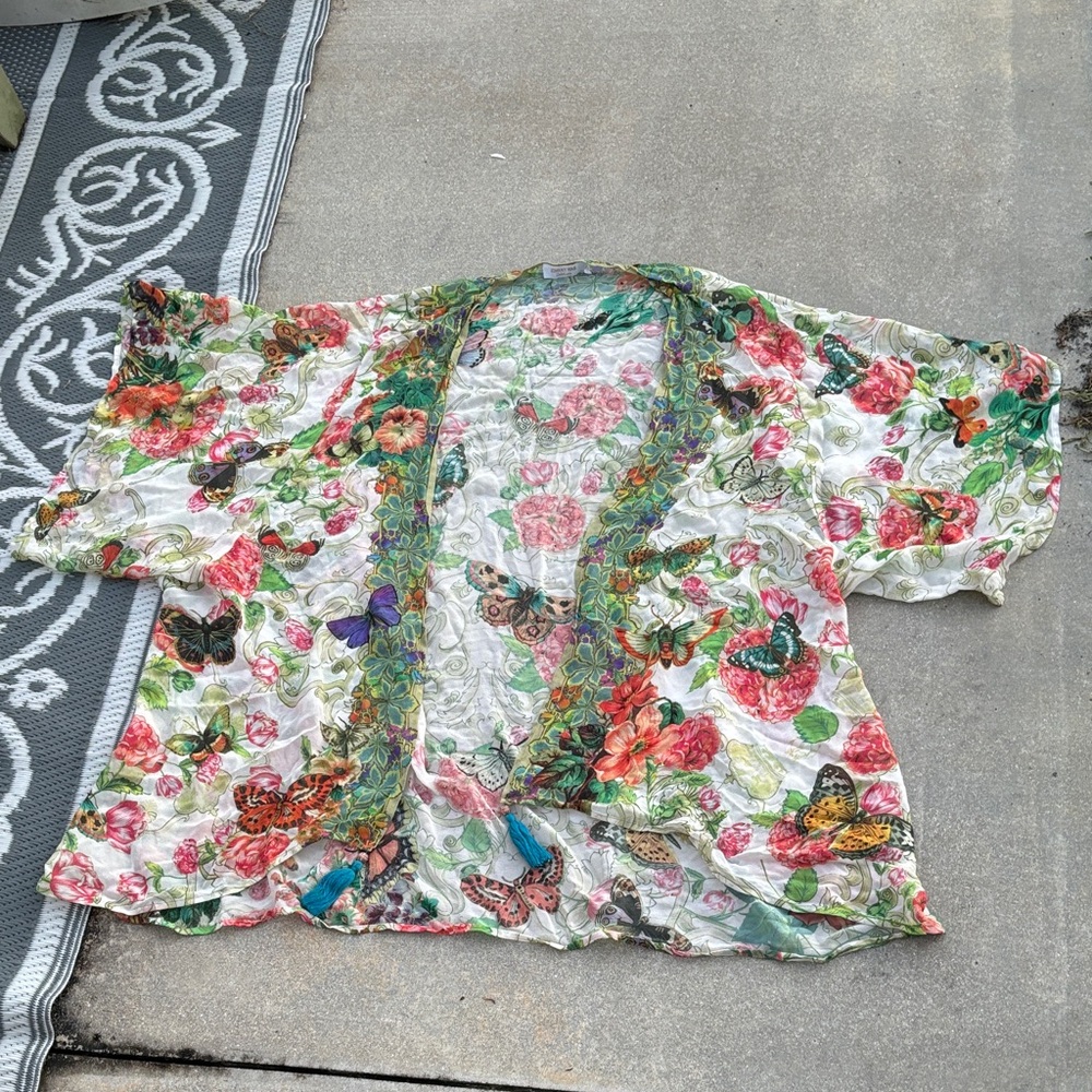 Johnny Was Floral Kimono